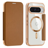 Husa pentru Google Pixel 10, Techsuit SmartMag Book Case, albastru
