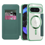 Husa pentru Google Pixel 10, Techsuit SmartMag Book Case, albastru