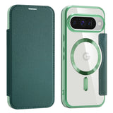 Husa pentru Google Pixel 10, Techsuit SmartMag Book Case, albastru