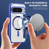 Husa pentru Google Pixel 10, Techsuit SmartMag Book Case, albastru