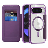 Husa pentru Google Pixel 10, Techsuit SmartMag Book Case, albastru