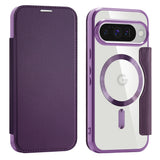 Husa pentru Google Pixel 10, Techsuit SmartMag Book Case, albastru