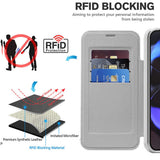 Husa pentru Google Pixel 10 Pro XL, Techsuit SmartMag Book Case, albastru