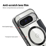 Husa pentru Google Pixel 10 Pro XL, Techsuit SmartMag Book Case, albastru