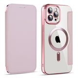 Husa pentru iPhone 11 Pro Max, Techsuit SmartMag Book Case, albastru