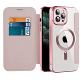 Husa pentru iPhone 11 Pro Max, Techsuit SmartMag Book Case, albastru