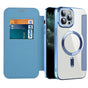 Husa pentru iPhone 11 Pro Max, Techsuit SmartMag Book Case, bleu
