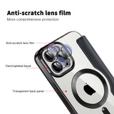 Husa pentru iPhone 12 Pro Max, Techsuit SmartMag Book Case, albastru