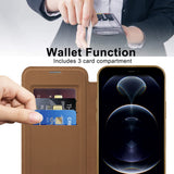 Husa pentru iPhone 12 Pro Max, Techsuit SmartMag Book Case, albastru