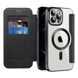 Husa pentru iPhone 12 Pro, Techsuit SmartMag Book Case, albastru