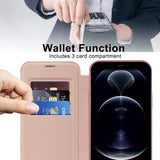 Husa pentru iPhone 12 Pro, Techsuit SmartMag Book Case, albastru