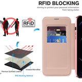 Husa pentru iPhone 12 Pro, Techsuit SmartMag Book Case, albastru