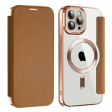 Husa pentru iPhone 12 Pro, Techsuit SmartMag Book Case, albastru