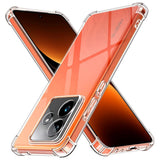 Husa pentru Realme GT 7, Techsuit Shockproof Clear Silicone, transparenta