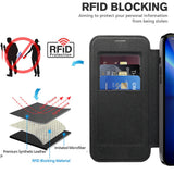 Husa pentru iPhone 13 Pro, Techsuit SmartMag Book Case, albastru