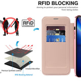 Husa pentru iPhone 13 Pro, Techsuit SmartMag Book Case, albastru