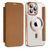Husa pentru iPhone 13 Pro, Techsuit SmartMag Book Case, albastru