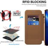 Husa pentru iPhone 13 Pro, Techsuit SmartMag Book Case, albastru