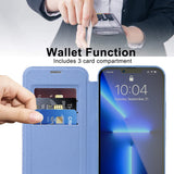 Husa pentru iPhone 13 Pro, Techsuit SmartMag Book Case, bleu