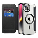 Husa pentru iPhone 14, Techsuit SmartMag Book Case, albastru