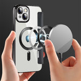 Husa pentru iPhone 14, Techsuit SmartMag Book Case, albastru