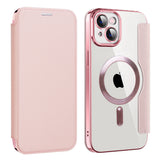 Husa pentru iPhone 14, Techsuit SmartMag Book Case, albastru