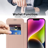 Husa pentru iPhone 14, Techsuit SmartMag Book Case, albastru