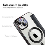 Husa pentru iPhone 14 Plus, Techsuit SmartMag Book Case, albastru
