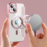 Husa pentru iPhone 14 Plus, Techsuit SmartMag Book Case, albastru