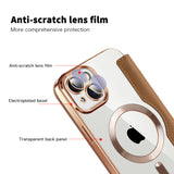 Husa pentru iPhone 14 Plus, Techsuit SmartMag Book Case, albastru