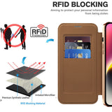 Husa pentru iPhone 14 Plus, Techsuit SmartMag Book Case, albastru