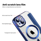 Husa pentru iPhone 14 Plus, Techsuit SmartMag Book Case, albastru