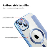 Husa pentru iPhone 14 Plus, Techsuit SmartMag Book Case, bleu