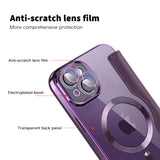 Husa pentru iPhone 14 Plus, Techsuit SmartMag Book Case, albastru