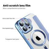 Husa pentru iPhone 14 Pro Max, Techsuit SmartMag Book Case, bleu