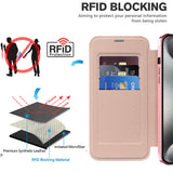 Husa pentru iPhone 15 Pro, Techsuit SmartMag Book Case, albastru