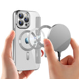 Husa pentru iPhone 15 Pro, Techsuit SmartMag Book Case, albastru