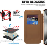 Husa pentru iPhone 15 Pro Max, Techsuit SmartMag Book Case, albastru