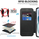 Husa pentru iPhone 15, Techsuit SmartMag Book Case, albastru