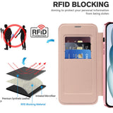 Husa pentru iPhone 15, Techsuit SmartMag Book Case, albastru
