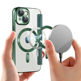 Husa pentru iPhone 15, Techsuit SmartMag Book Case, albastru