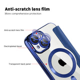 Husa pentru iPhone 15, Techsuit SmartMag Book Case, albastru