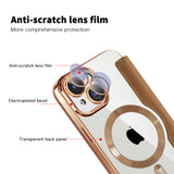 Husa pentru iPhone 15 Plus, Techsuit SmartMag Book Case, albastru