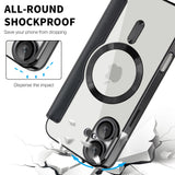 Husa pentru iPhone 16, Techsuit SmartMag Book Case, albastru