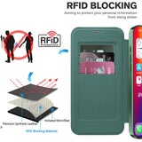 Husa pentru iPhone 16, Techsuit SmartMag Book Case, albastru