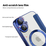 Husa pentru iPhone 16, Techsuit SmartMag Book Case, albastru