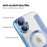 Husa pentru iPhone 16, Techsuit SmartMag Book Case, bleu