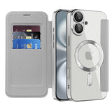 Husa pentru iPhone 16, Techsuit SmartMag Book Case, albastru