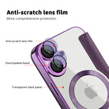 Husa pentru iPhone 16, Techsuit SmartMag Book Case, albastru