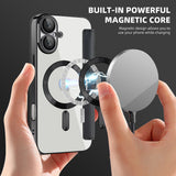 Husa pentru iPhone 16 Plus, Techsuit SmartMag Book Case, albastru